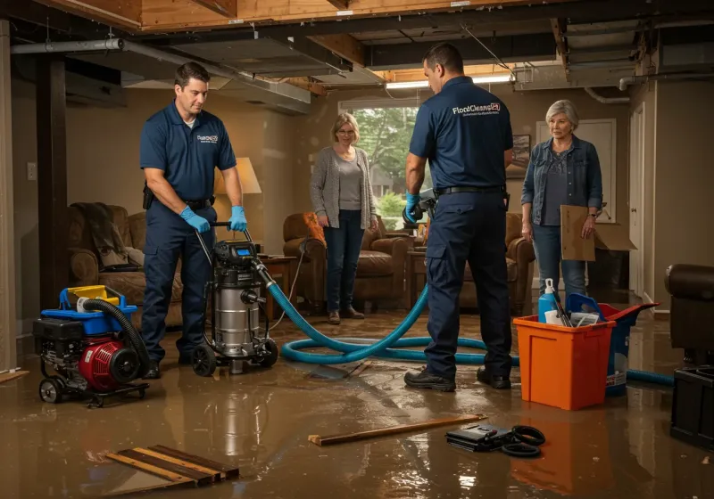 Basement Water Extraction and Removal Techniques process in Gamewell, NC