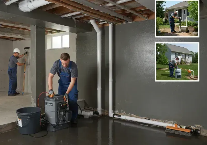 Basement Waterproofing and Flood Prevention process in Gamewell, NC